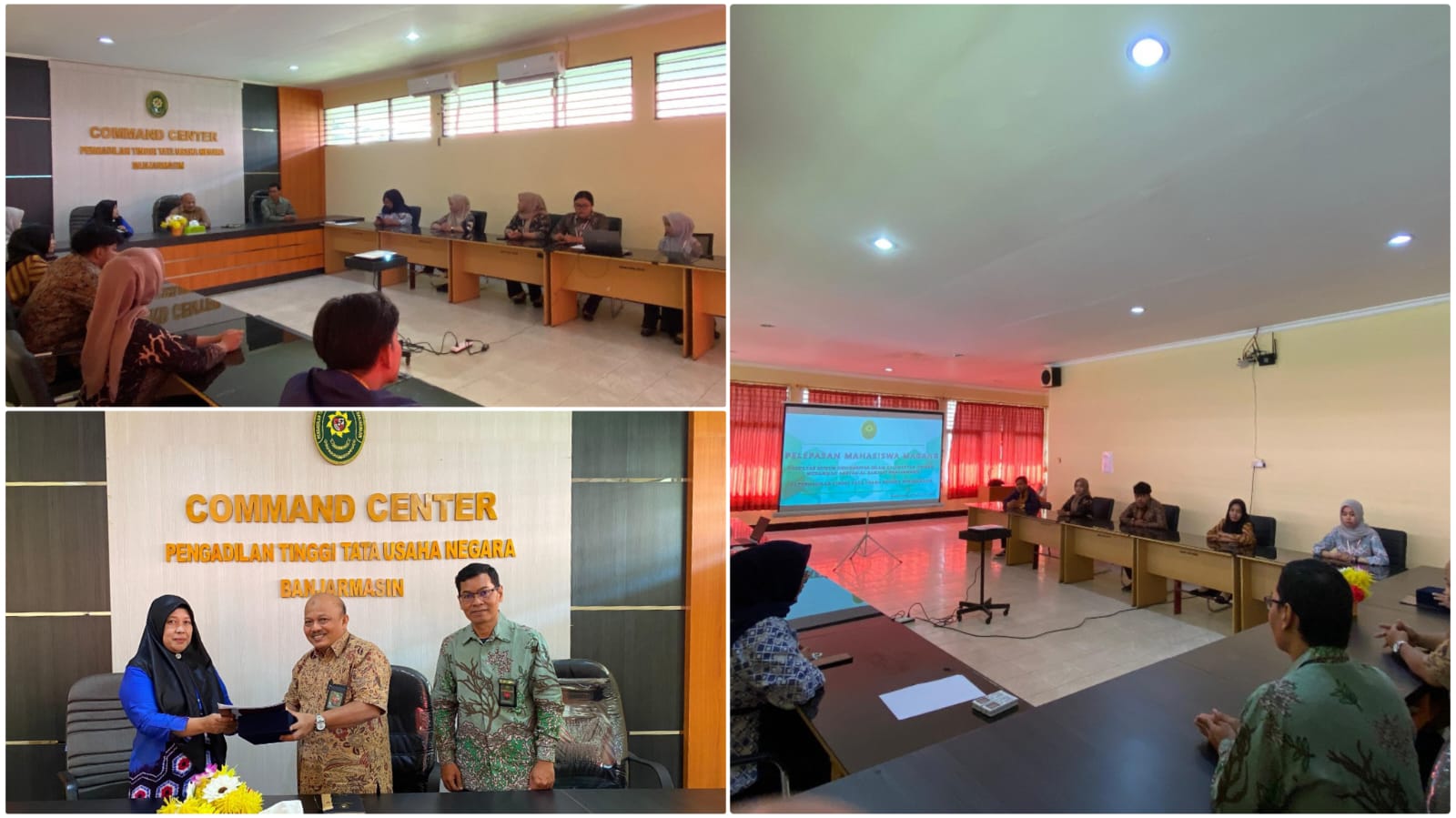 Pelepasan Mahasiswa Magang Fakultas Hukum UNISKA Di Pengadilan Tata Usaha Negara Banjarmasin